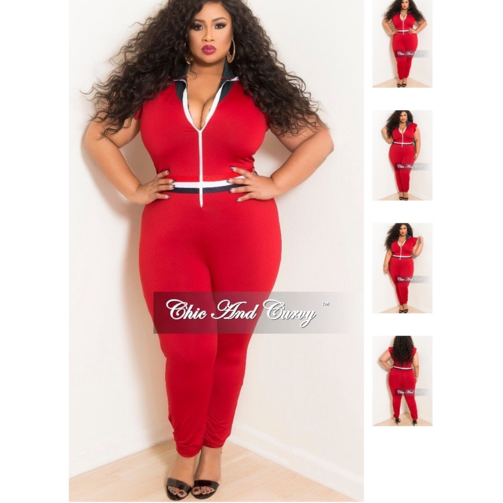 Plus Size Jumper (Red)